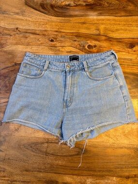 Frank & Oak Light Wash Denim Cutoff Shorts